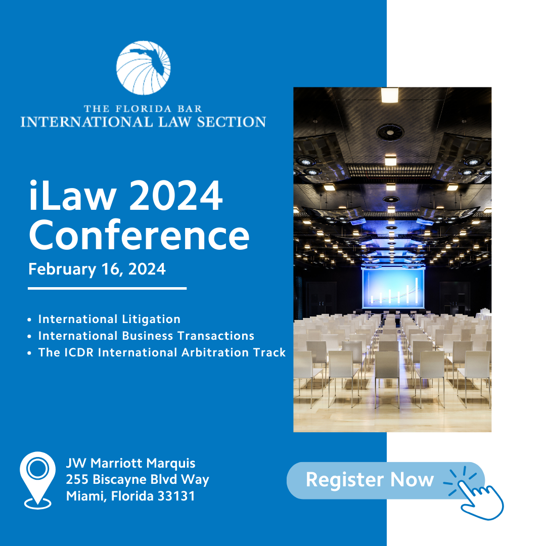 International Law iLaw Conference 2024 Graphic 